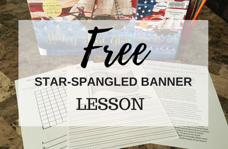 Teach your kids about the Star Spangled Banner for Free -Printable